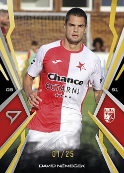 David Nemecek Kromeriz SportZoo Chance Narodni Liga 2025/26 Lemon Gold /25 #151