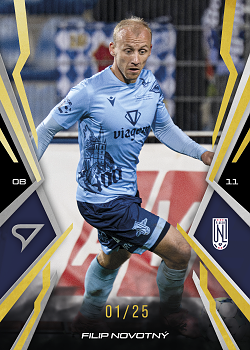 Filip Novotny Usti nad Labem SportZoo Chance Narodni Liga 2025/26 Lemon Gold /25 #161
