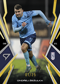 Ondrej Zezulka Usti nad Labem SportZoo Chance Narodni Liga 2025/26 Lemon Gold /25 #163