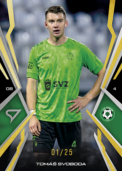 Tomas Svoboda Pribram SportZoo Chance Narodni Liga 2025/26 Lemon Gold /25 #172
