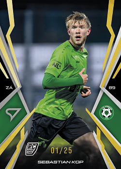 Sebastian Kop Pribram SportZoo Chance Narodni Liga 2025/26 Lemon Gold /25 #175