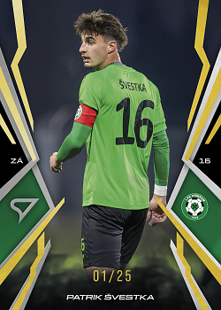 Patrik Svestka Pribram SportZoo Chance Narodni Liga 2025/26 Lemon Gold /25 #177