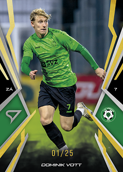 Dominik Vott Pribram SportZoo Chance Narodni Liga 2025/26 Lemon Gold /25 #178