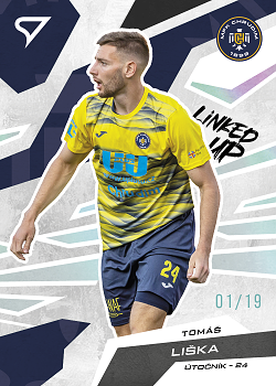 Tomas Liska Chrudim SportZoo Chance Narodni Liga 2025/26 Linked up Storm Silver /19 #LU-03
