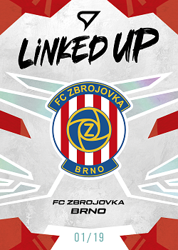 FC Zbrojovka Brno Zbrojovka Brno SportZoo Chance Narodni Liga 2025/26 Linked up Storm Silver /19 #LU-14