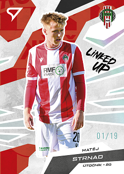 Matej Strnad 	Viktoria Zizkov SportZoo Chance Narodni Liga 2025/26 Linked up Storm Silver /19 #LU-21