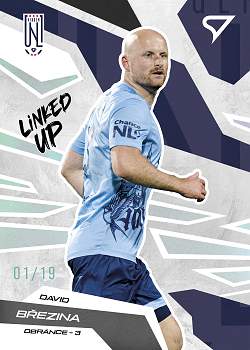 David Brezina Usti nad Labem SportZoo Chance Narodni Liga 2025/26 Linked up Storm Silver /19 #LU-43
