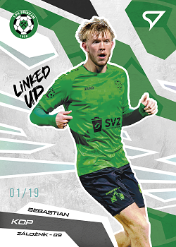 Sebastian Kop Pribram SportZoo Chance Narodni Liga 2025/26 Linked up Storm Silver /19 #LU-46