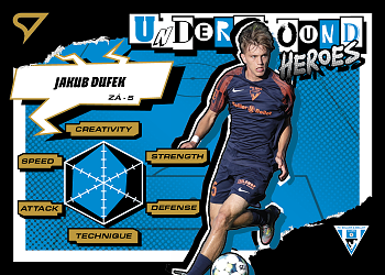 Jakub Dufek Vlasim SportZoo Chance Narodni Liga 2025/26 Underground Heroes #UH-05