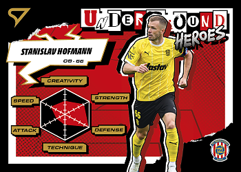 Stanislav Hofmann Zbrojovka Brno SportZoo Chance Narodni Liga 2025/26 Underground Heroes #UH-06