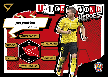 Jan Juroska Zbrojovka Brno SportZoo Chance Narodni Liga 2025/26 Underground Heroes #UH-07
