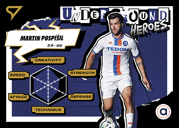 Martin Pospisil Artis Brno SportZoo Chance Narodni Liga 2025/26 Underground Heroes #UH-08