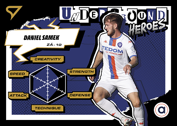 Daniel Samek Artis Brno SportZoo Chance Narodni Liga 2025/26 Underground Heroes #UH-09
