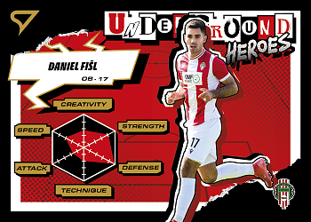 Daniel Fisl 	Viktoria Zizkov SportZoo Chance Narodni Liga 2025/26 Underground Heroes #UH-10