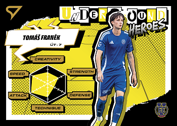 Tomas Franek Jihlava SportZoo Chance Narodni Liga 2025/26 Underground Heroes #UH-12