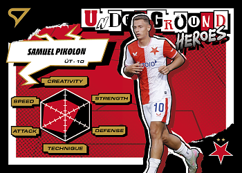 Samuel Pikolon Slavia Praha B SportZoo Chance Narodni Liga 2025/26 Underground Heroes #UH-14
