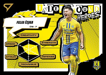 Felix Cejka Opava SportZoo Chance Narodni Liga 2025/26 Underground Heroes #UH-17