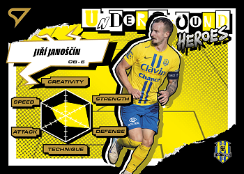 Jiri Janoscin Opava SportZoo Chance Narodni Liga 2025/26 Underground Heroes #UH-18