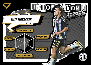 Filip Firbacher Ceske Budejovice SportZoo Chance Narodni Liga 2025/26 Underground Heroes #UH-22