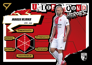Marek Hlinka Kromeriz SportZoo Chance Narodni Liga 2025/26 Underground Heroes #UH-23