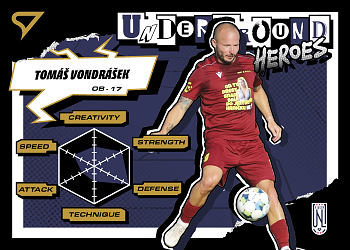 Tomas Vondrasek Usti nad Labem SportZoo Chance Narodni Liga 2025/26 Underground Heroes #UH-25