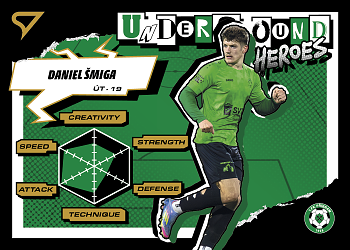 Daniel Smiga Pribram SportZoo Chance Narodni Liga 2025/26 Underground Heroes #UH-27