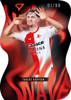 Tadeas Korycan Kromeriz SportZoo Chance Narodni Liga 2025/26 Next Wave Light Silver /99 #NW-16