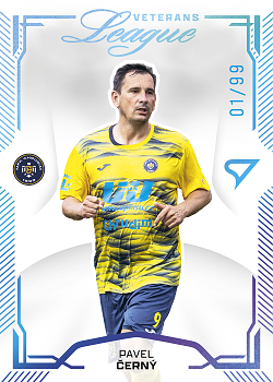 Pavel Cerny Chrudim SportZoo Chance Narodni Liga 2025/26 League Veterans Teal Blue x/99 #LV-1
