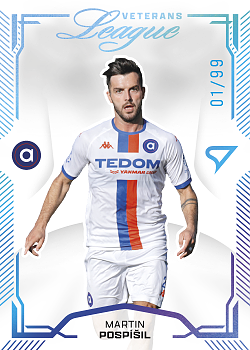 Martin Pospisil Artis Brno SportZoo Chance Narodni Liga 2025/26 League Veterans Teal Blue x/99 #LV-3