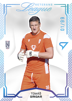 Tomas Grigar Usti nad Labem SportZoo Chance Narodni Liga 2025/26 League Veterans Teal Blue x/99 #LV-8