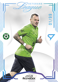 Jakub Reznicek Pribram SportZoo Chance Narodni Liga 2025/26 League Veterans Teal Blue x/99 #LV-9