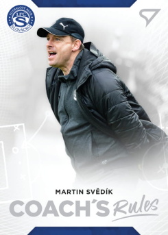 Martin Svedik Slovacko SportZoo FORTUNA:LIGA 2020/21 2. serie Coach's Rules #CR01