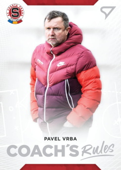 Pavel Vrba Sparta Praha SportZoo FORTUNA:LIGA 2020/21 2. serie Coach's Rules #CR03