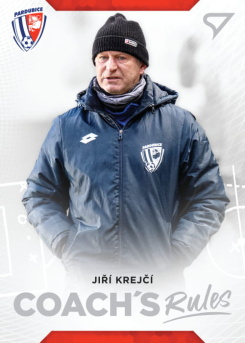 Jiri Krejci Pardubice SportZoo FORTUNA:LIGA 2020/21 2. serie Coach's Rules #CR12