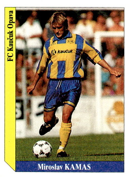 Miroslav Kamas Opava samolepka SL Italy Cesky Fotbal 1995/96 #230