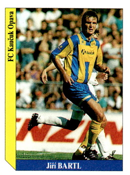 Jiri Bartl Opava samolepka SL Italy Cesky Fotbal 1995/96 #233