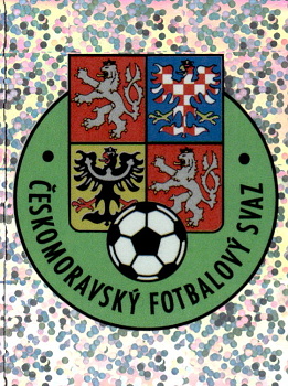 Znak CMFS Czech Republic samolepka Panini Cesky Fotbal 1997 #5