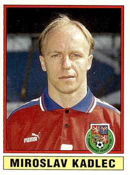 Miroslav Kadlec Czech Republic samolepka Panini Cesky Fotbal 1997 #10