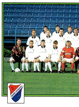Tymove foto Banik Ostrava samolepka Panini Cesky Fotbal 1997 #23