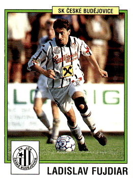 Ladislav Fujdiar Ceske Budejovice samolepka Panini Cesky Fotbal 1997 #86