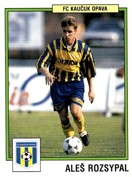 Ales Rozsypal Opava samolepka Panini Cesky Fotbal 1997 #145