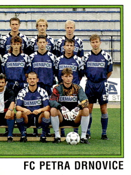 Tymove foto Drnovice samolepka Panini Cesky Fotbal 1997 #160