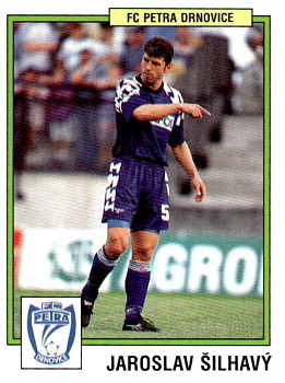 Jaroslav Silhavy Drnovice samolepka Panini Cesky Fotbal 1997 #163