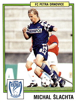 Michal Slachta Drnovice samolepka Panini Cesky Fotbal 1997 #164