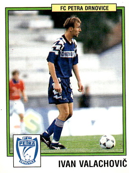 Ivan Valachovic Drnovice samolepka Panini Cesky Fotbal 1997 #165