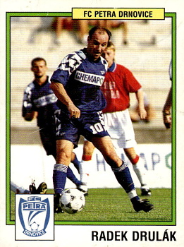 Radek Drulak Drnovice samolepka Panini Cesky Fotbal 1997 #174