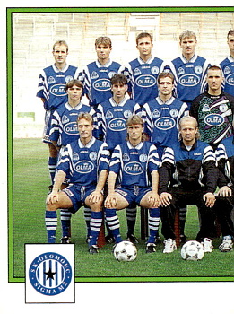Tymove foto Sigma Olomouc samolepka Panini Cesky Fotbal 1997 #176