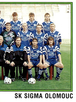 Tymove foto Sigma Olomouc samolepka Panini Cesky Fotbal 1997 #177