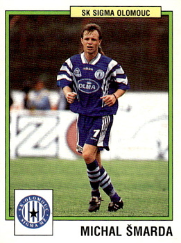 Michal Smarda Sigma Olomouc samolepka Panini Cesky Fotbal 1997 #184