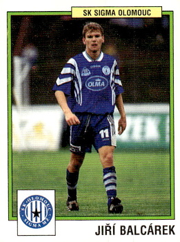 Jiri Balcarek Sigma Olomouc samolepka Panini Cesky Fotbal 1997 #186